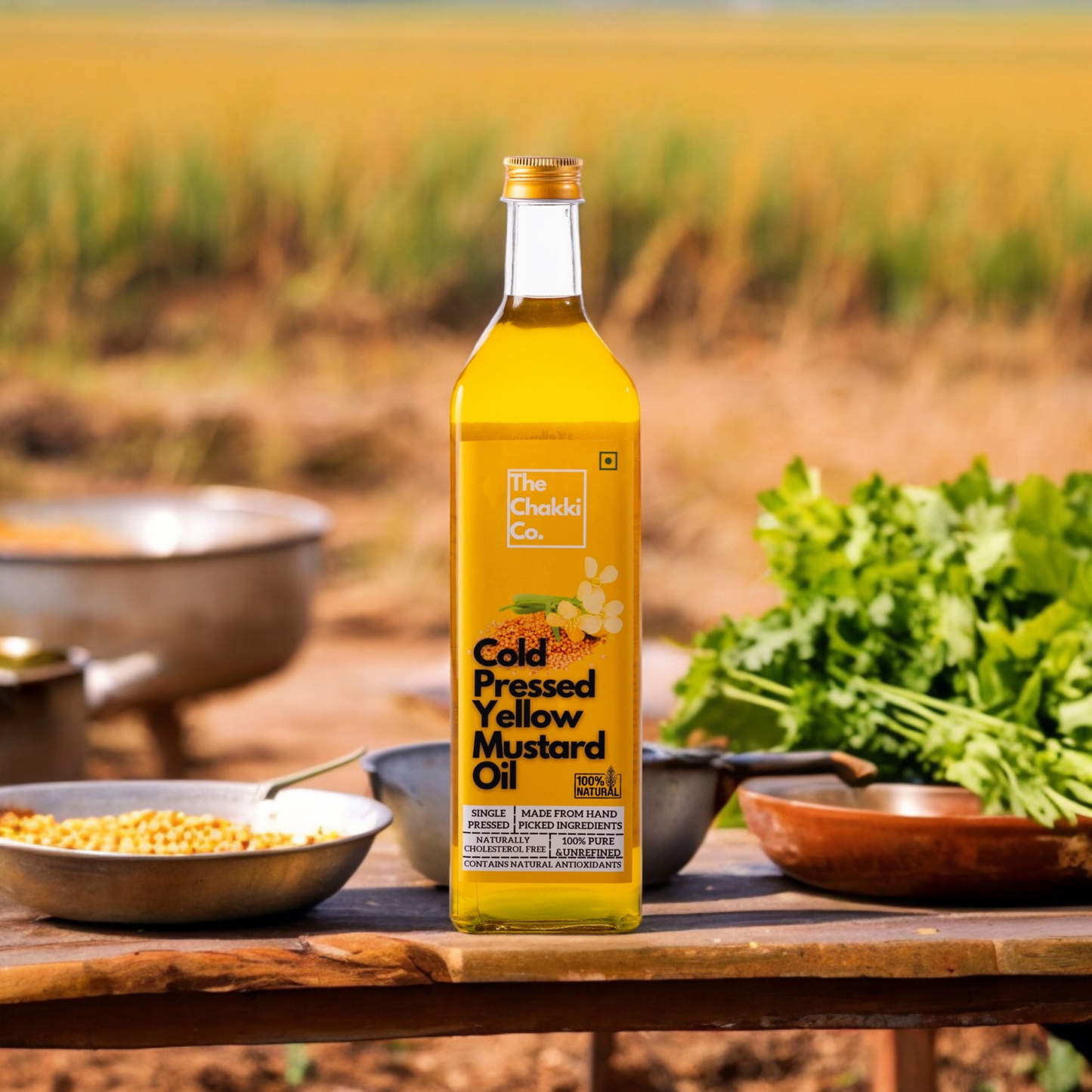 Cold-Pressed Yellow Mustard Oil