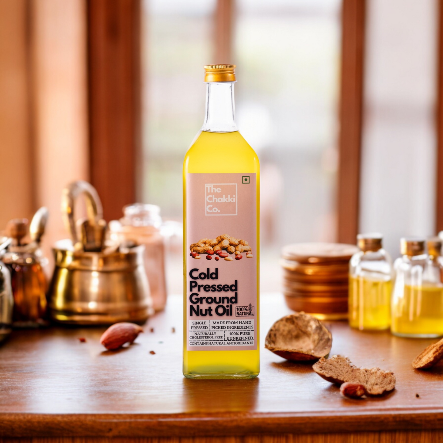 Cold-Pressed Groundnut Oil